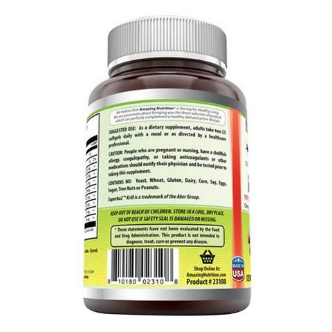 Amazing Nutrition, Amazing Omega Superba Krill Oil, 500 mg, 120 Softgels