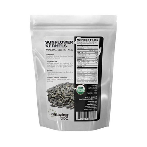 Amazing Nutrition, Amazing Foods Organic Sunflower Kernels, 2 Lbs
