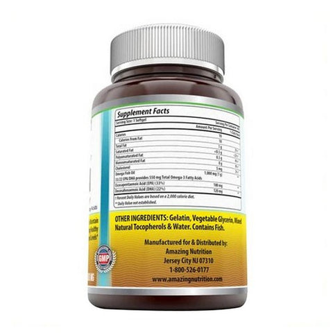 Amazing Nutrition, Amazing Omega Fish Oil, 1,000 mg, 400 Softgels