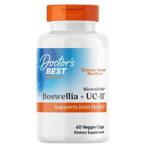 Doctors Best, Boswellia Extract + UC-II, 60 VegCaps
