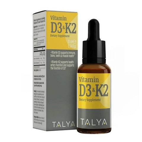 Talya, Vitamin D3 & K2 10 ml, .34 Oz