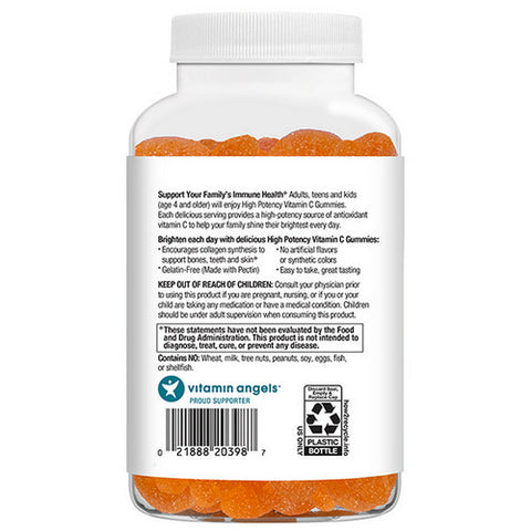 Rainbow Light, Vitamin C High Potency Gummies Citrus, 60 Count
