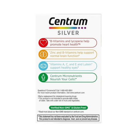Silver Adult 50+ 125 Tablets by Centrum