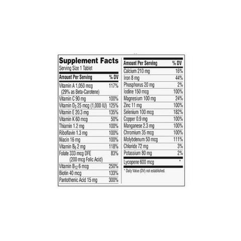 Men Multivitamin And Multimineral Supplement 120 Tabs by Centrum