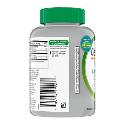Silver Adults 50 Plus 220 Tabs by Centrum