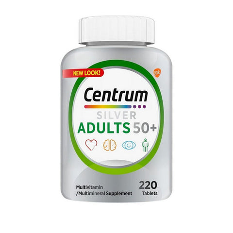 Silver Adults 50 Plus 220 Tabs by Centrum