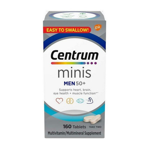 Centrum, Minis Men 50 Plus Multivitamin, 160 Tabs