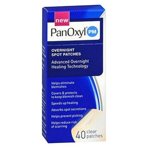 Panoxyl, PM Overnight Spot Patches, 40 Each