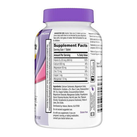 Caltrate, 600 Plus D3 Plus Minerals, 120 Tabs