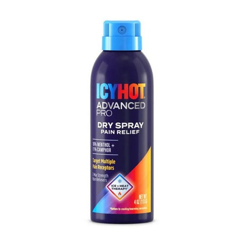 Icy Hot, Pro Pain Relief Dry Spray, 4 Oz