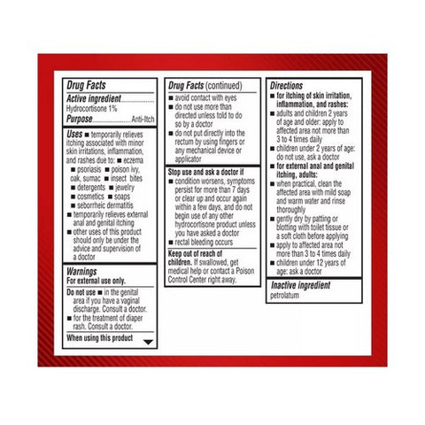 Cortizone-10, Maximum Strength Water Resistant Ointment 1% Hydrocortisone Anti Itch Ointment, 1 Oz