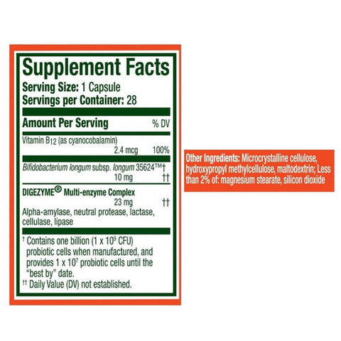 Align, Bloating Relief Plus Food Digestion, 28 Capsules