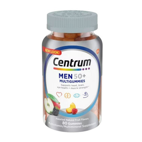 Mens 50 Plus Multigummies 80 Count by Centrum