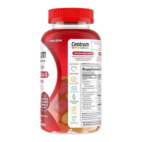 Centrum, Multi Plus Omega-3, 110 Gummies