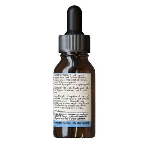 Eclectic Herb, Lemon Balm, 1 oz
