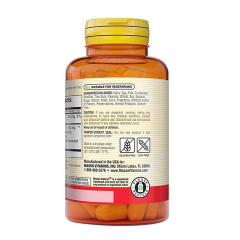 Mason, Quercetin Complex, 625 Mg, 60 Count