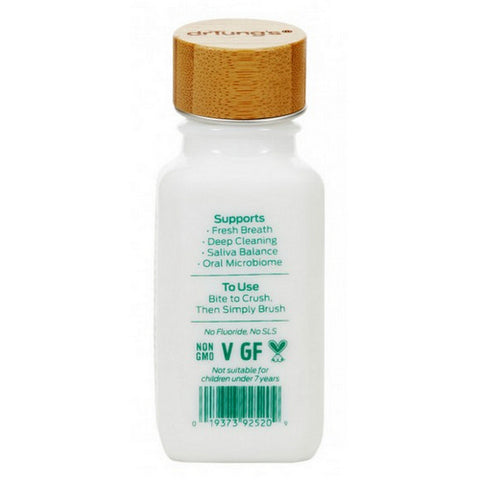 Dr. Tungs Products, Herbal Toothpowder Tabs Spearmint, 100 Tabs