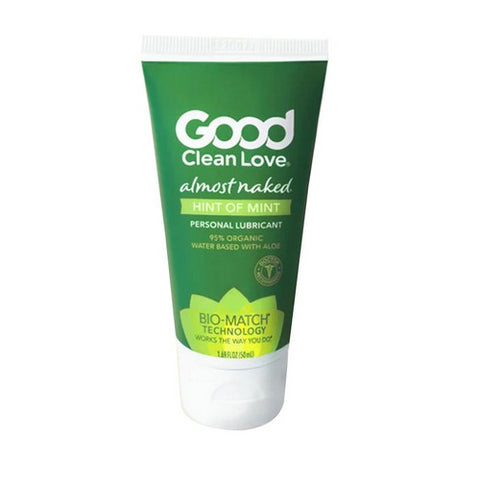 Good Clean Love, Personal Lubricant Almost Naked Organic Hint of Mint, 1.69 Oz