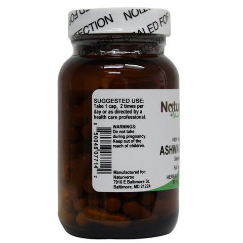 Ashwagandha Powder Capsules 90 VegCaps by Naturverse