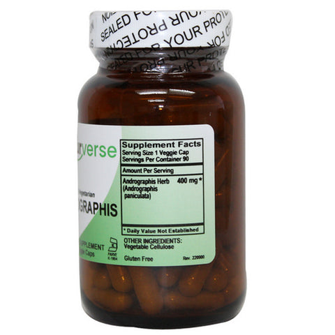 Andrographis Powder Capsules 90 VegCaps by Naturverse