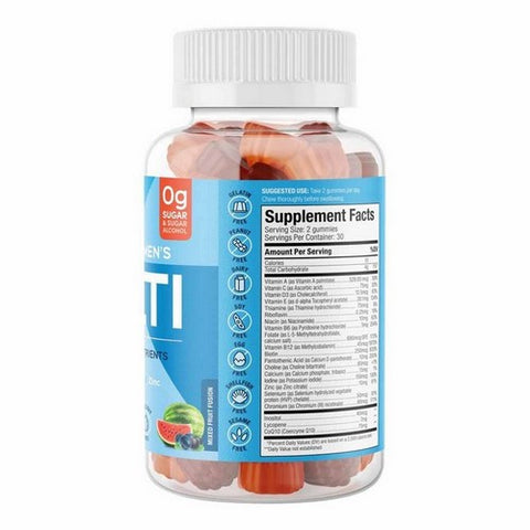 SUKU Vitamins, The Complete Mens Multi Gummy Vitamins Mixed Fruit Passion, 60 Gummies