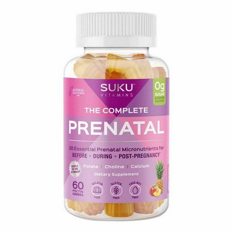 SUKU Vitamins, The Complete Prenatal, 60 Gummies