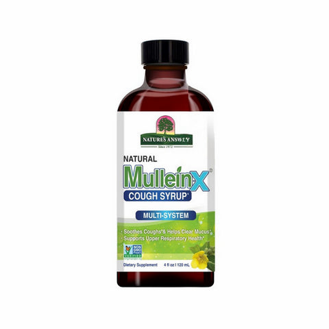 Nature's Answer, Mullein-X Cough Syrup Immune And Relax, 4 Oz
