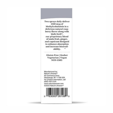 Nature's Answer, Methyl B-12 Liquid Spray, 1 Oz