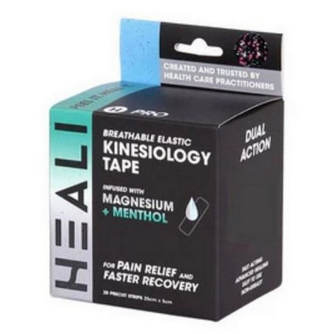 Heali, Kinesiology Tape Infused With Magnesium And Menthol Pink Splatter, 1 Count