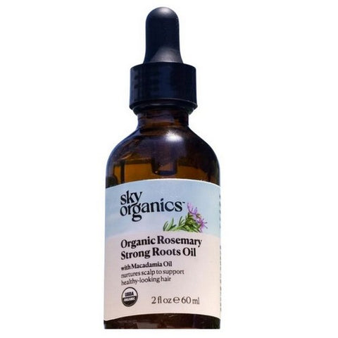 Sky Organics, Organic Rosemary Strong Roots Oil With Macadamia Oil, 2 Oz