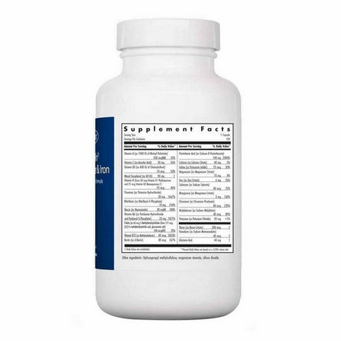 Nutricology/ Allergy Research Group, Multi-Vi-Min Without Copper And Iron, 150 Veg Caps