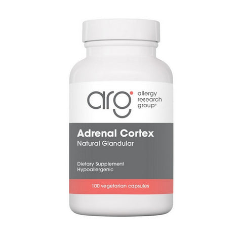 Nutricology/ Allergy Research Group, Adrenal Cortex Natural Glandular, 100 Veg Caps