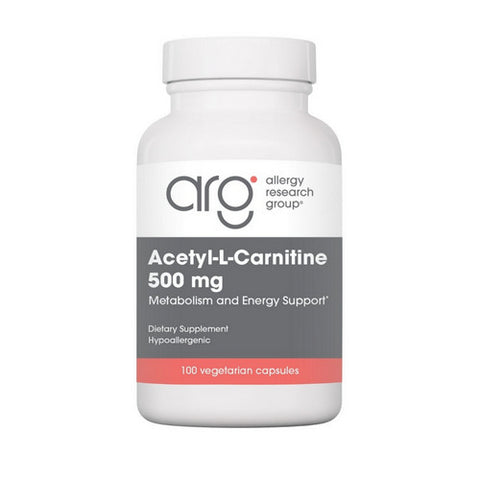 Nutricology/ Allergy Research Group, Acetyl-L-Carnitine, 500 Mg, 100 Veg Caps