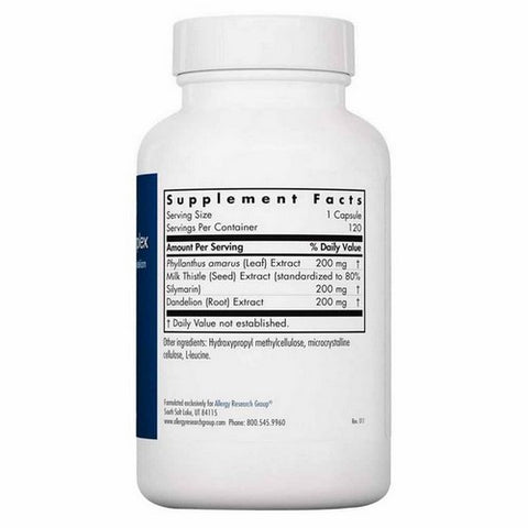 Nutricology/ Allergy Research Group, Milk Thistle Plus With Phyllanthus And Dandelion, 120 Veg Caps