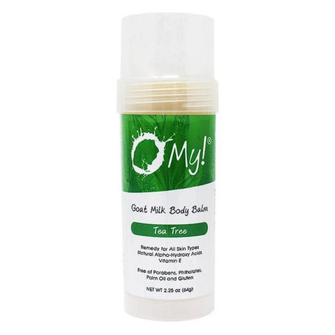 O MY!, Goat Milk Body Balm Tea Tree, 2.25 Oz