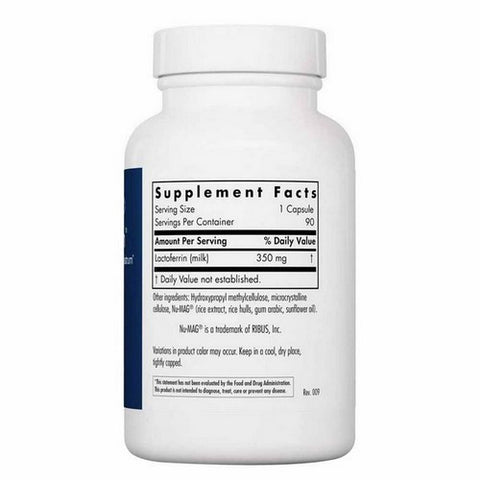 Nutricology/ Allergy Research Group, Laktoferrin Immune Peptide From Colostrum, 90 Veg Caps
