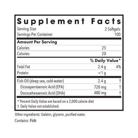 Nutricology/ Allergy Research Group, Super EPA Fish Oil Concentrate, 60 Softgels