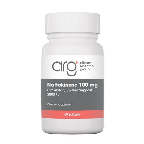 Nutricology/ Allergy Research Group, Nattokinase NSK-SD 2000 Fibrinolytic Units, 100 Mg, 60 Softgels
