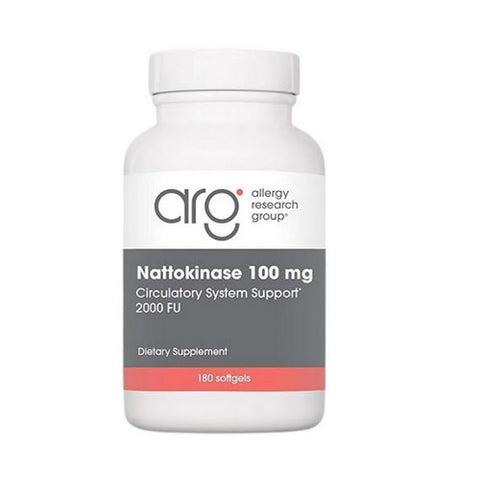 Nutricology/ Allergy Research Group, Nattokinase NSK-SD 2000 Fibrinolytic Units, 100 Mg, 180 Softgels