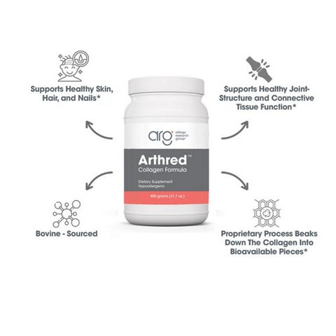 Nutricology/ Allergy Research Group, Arthred Collagen Formula Powder, 240 Grams