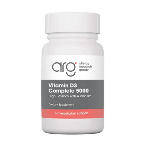 Nutricology/ Allergy Research Group, Vitamin D3 Complete High Potency D with A And K2, 60 Softgels