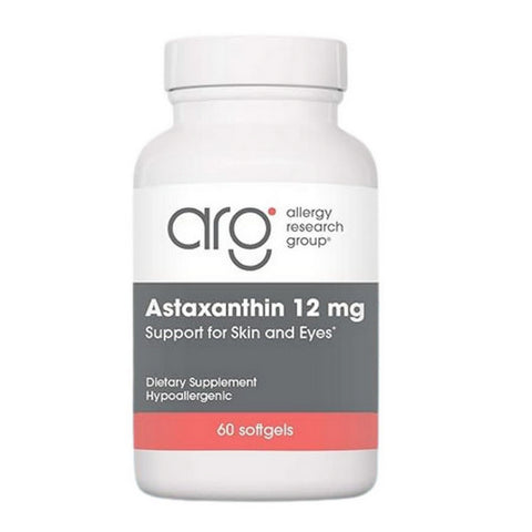 Nutricology/ Allergy Research Group, Astaxanthin AstaZine From Pure Microalgae, 12 Mg, 60 Softgels