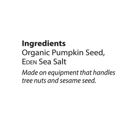 Eden Foods, Organic Pumpkin Seeds Pocket Snacks, 1 Oz (Case Of 12)