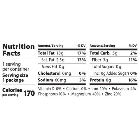 Eden Foods, Organic Spicy Pumpkin Seeds Pocket Snacks, 1 Oz (Case Of 12)