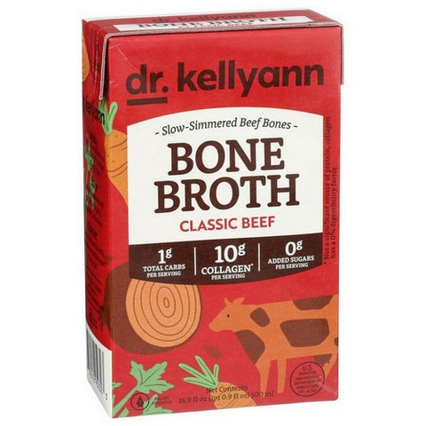 Dr Kellyann, Classic Beef Bone Broth, 16.9 Oz (Case Of 6)