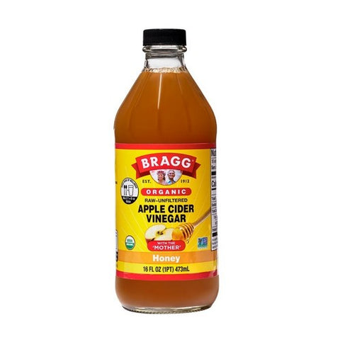 Bragg, Original Apple Cider Honey Vinegar, 16 Oz(Case Of 12)