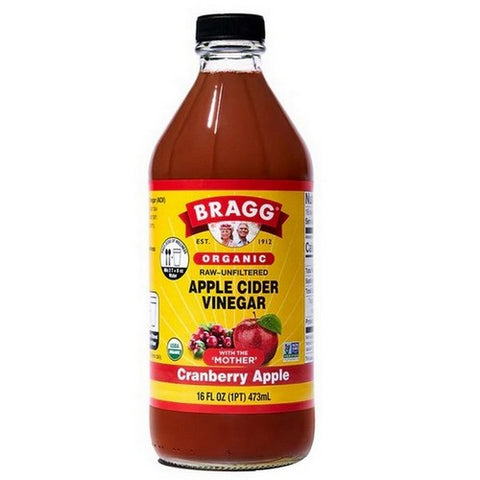 Bragg, Organic Apple Cider Vinegar Blends With Cranberry Apple, 16 Oz(Case Of 12)