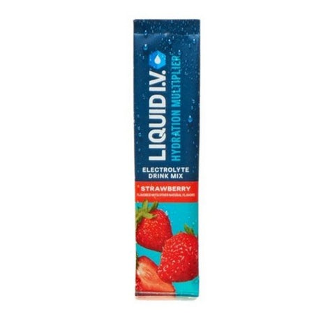Liquid I.V, Hydration Multiplier Strawberry Electrolyte Drink Mix, 0.56 Oz(Case Of 8)