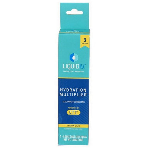 Liquid I.V, Hydration Multiplier Powder Electrolyte Lemon Lime, 1.69 Oz(Case Of 6)