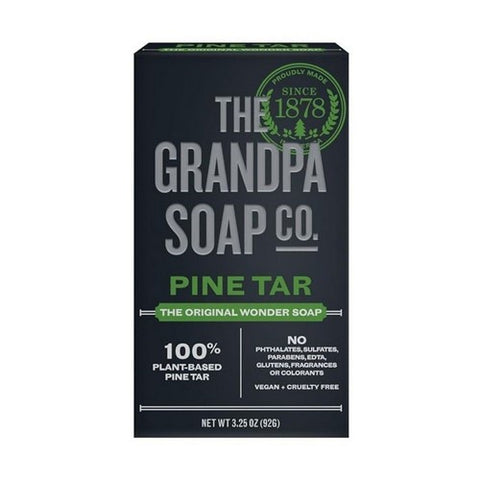 Grandpa's Brands Company, Pine Tar Bar Soap, Medium Size 3.25 OZ EA